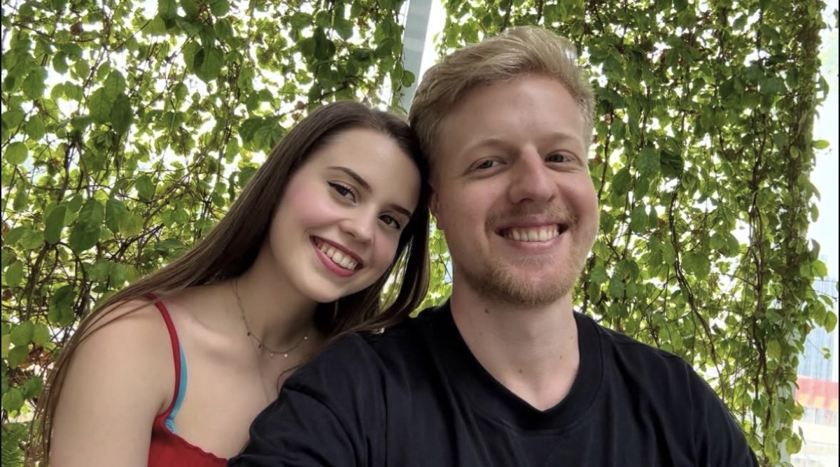 Creators Jamie Young and Master Nico smiling together